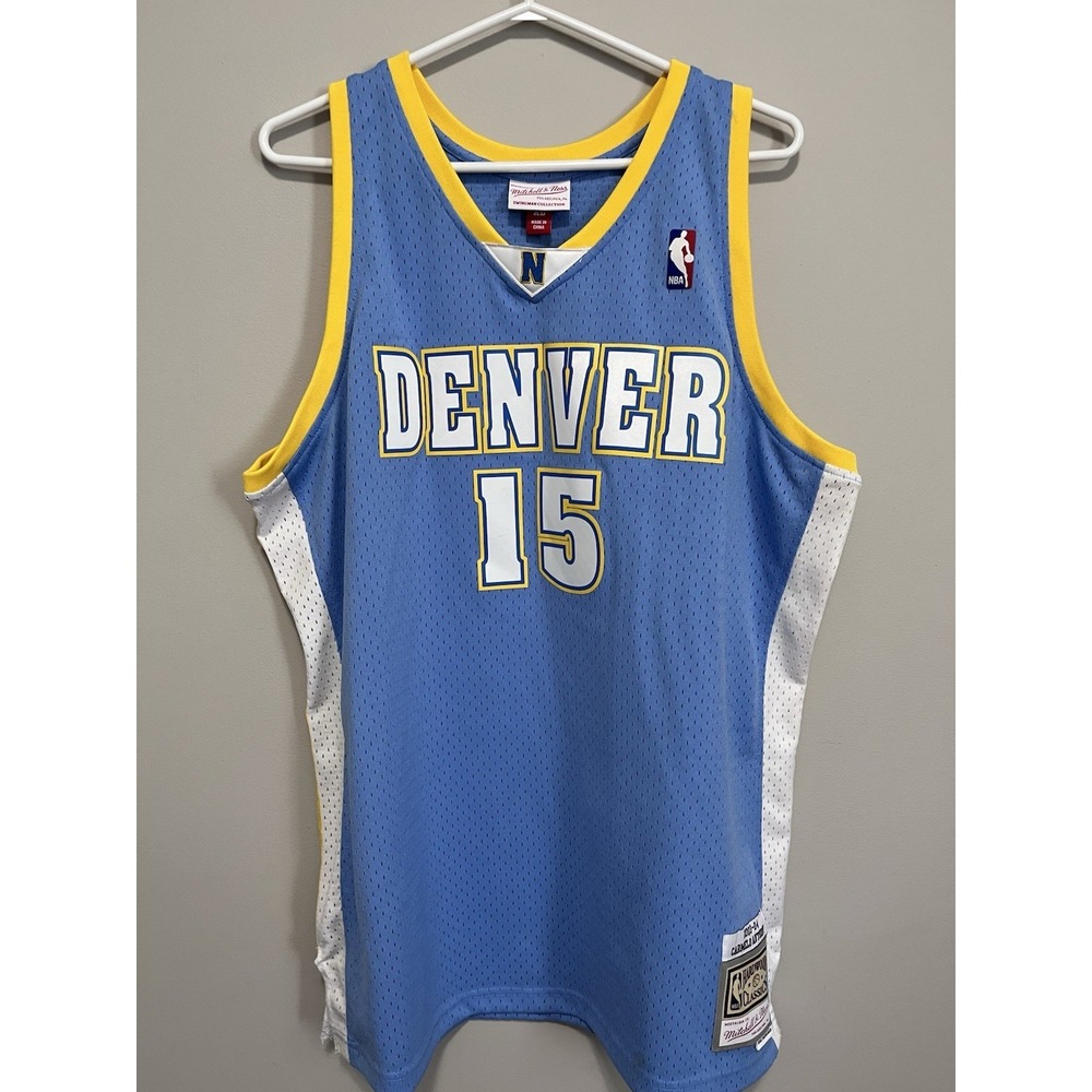 Mitchell & Ness Carmelo Anthony Denver Nuggets NBA Jersey 2003-04 Blue Adult XL